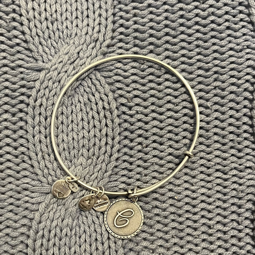 Letter C Alex & Ani bracelet